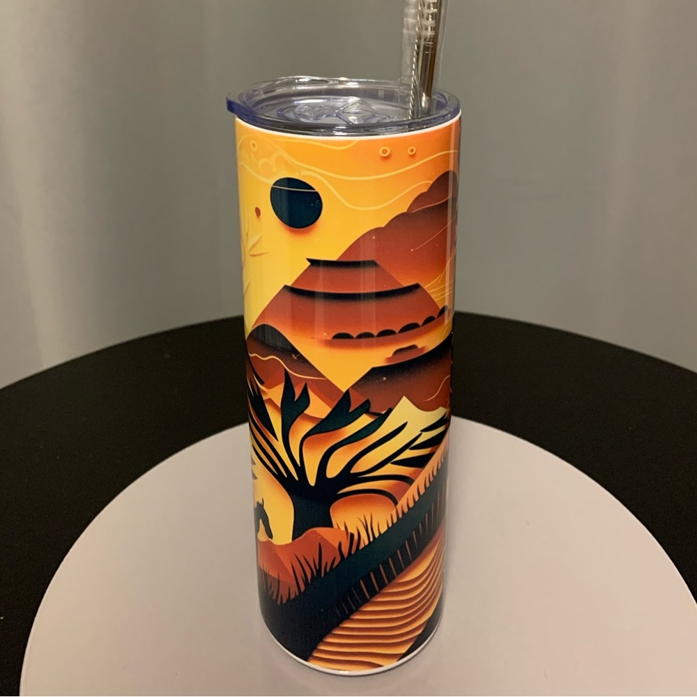 Safari Inspired 20oz Skinny Tumbler